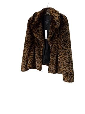 NWTGS Sanctuary Leopard Print Short Coat SZ L